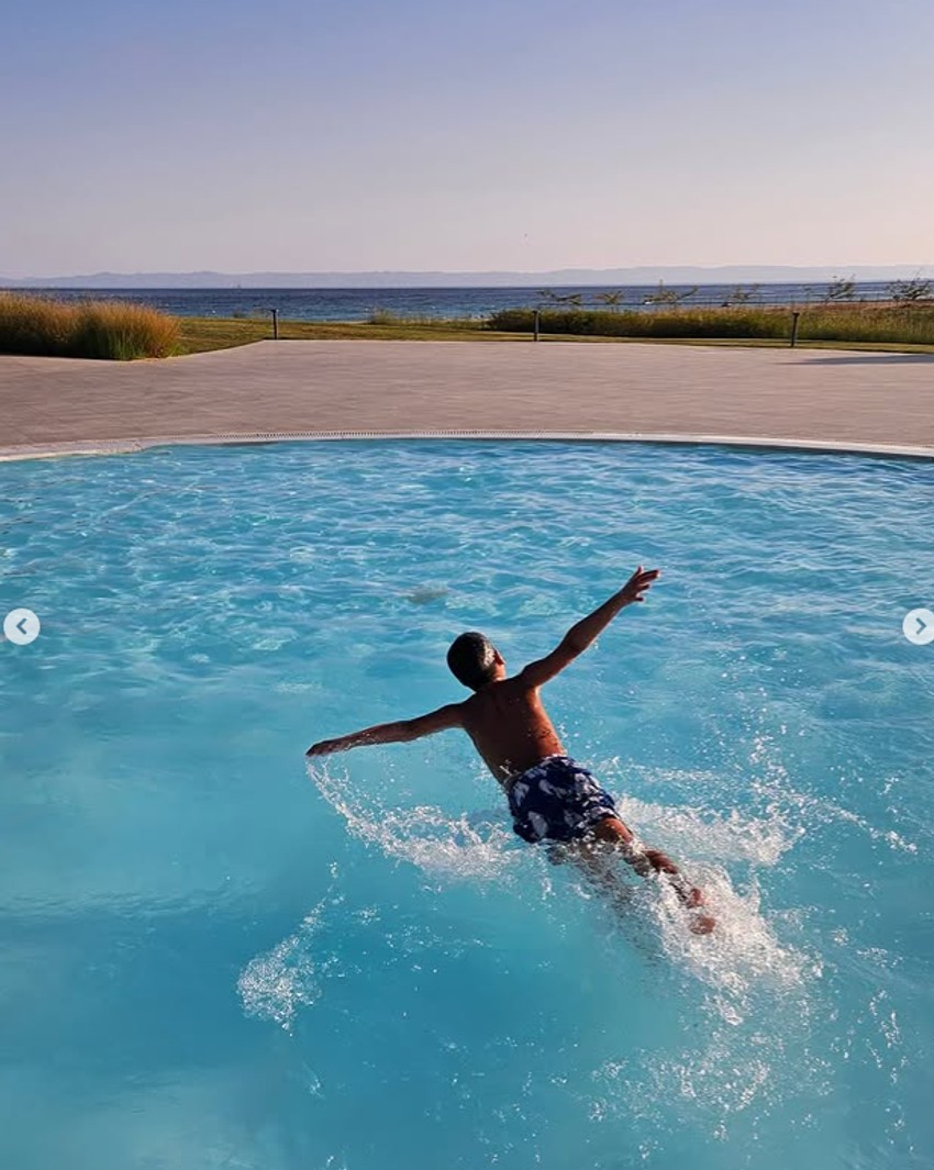 Sanja Kužet  na moru