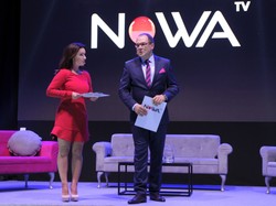 Beata Tadla w sukience tak krótkiej, że musiała zasłaniać się poduszką... FOTO