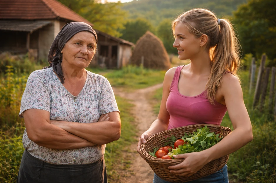 Svekrva i snaja - ilustracija