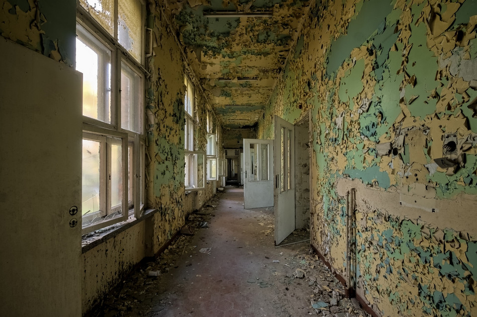 Opuszczony szpital w Raciborzu