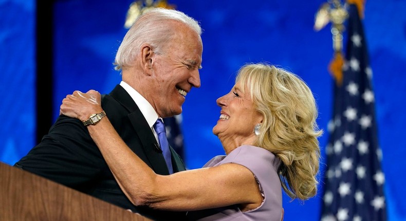 President Joe Biden and first lady Jill Biden.Andrew Harnik/AP