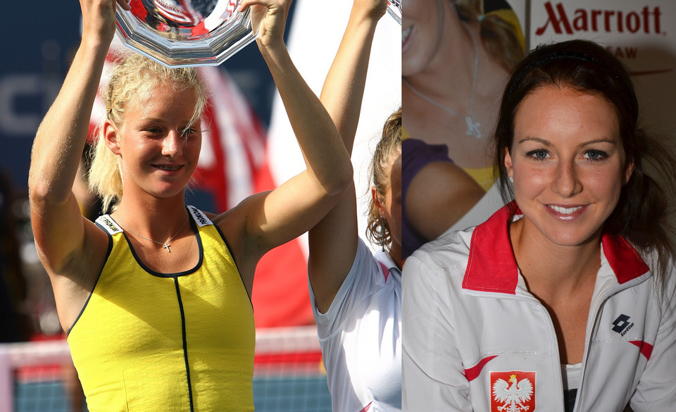 Urszula Radwańska, tenisistka, rok 2007 i 2013 (fot. Getty Images, Newspix)