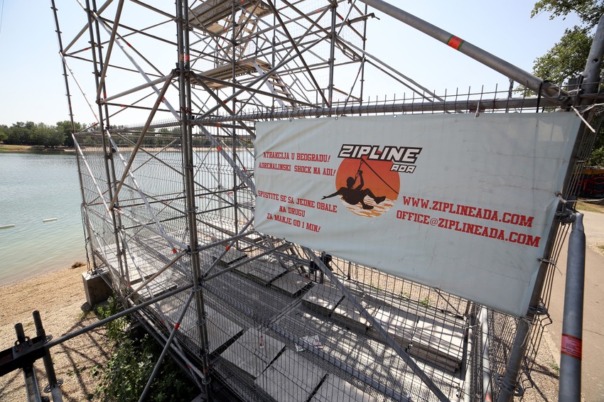 Zip lajn na Adi Ciganliji