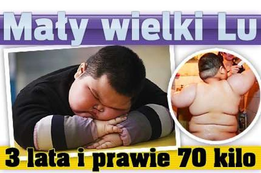 Ma 3 lata i waży prawie 70 kg! Ciągle jest głodny