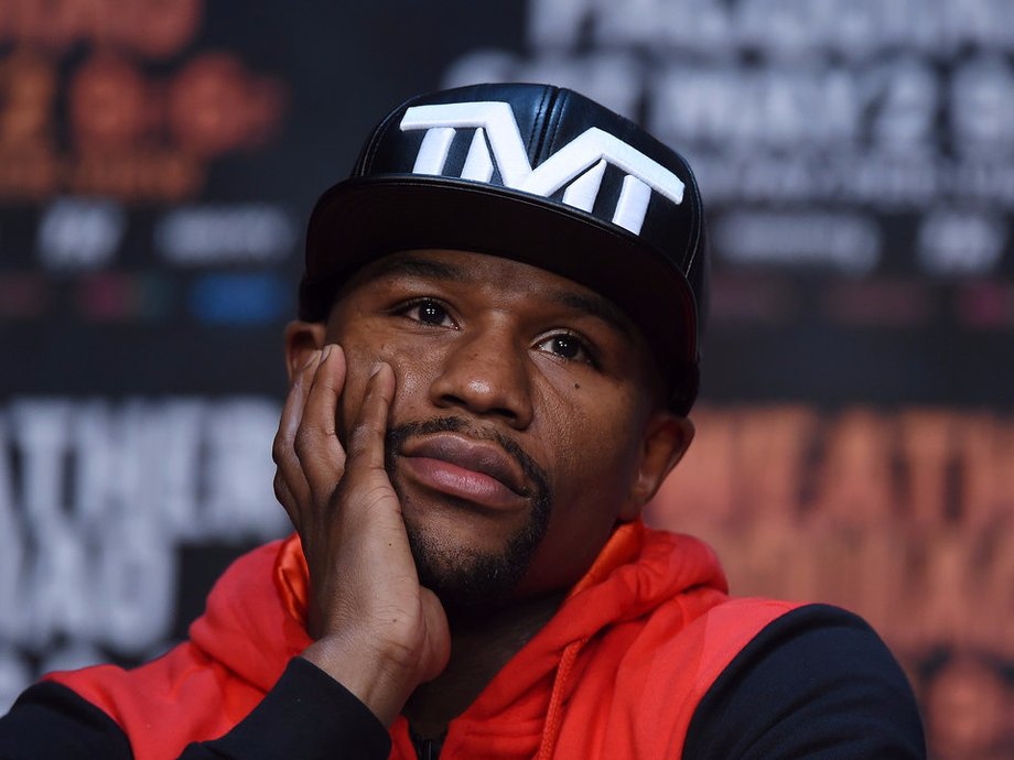 The boxer Floyd Mayweather Jr. has promoted an initial coin offering.