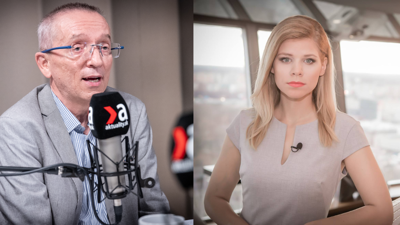 prof. Jozef Čentéš a novinárka Zuzana Kovačič Hanzelová
