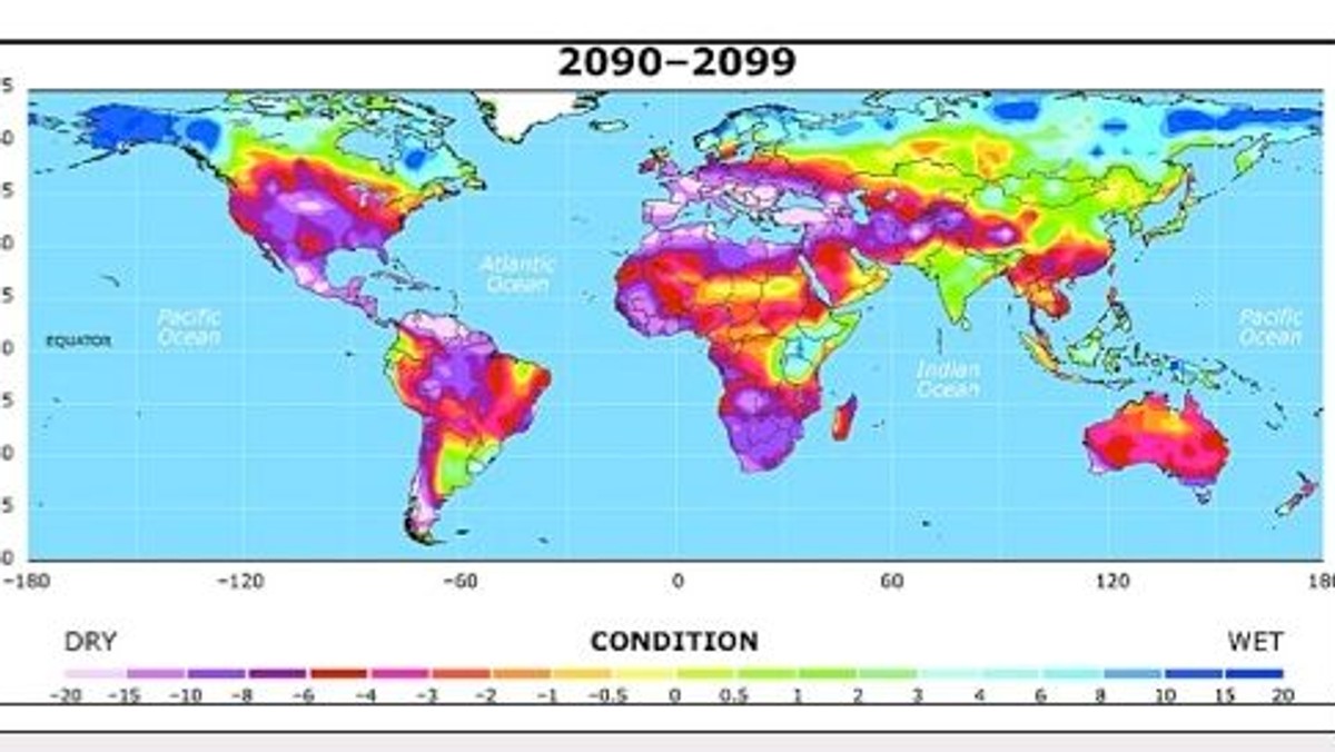 Najnowsza analiza amerykańskiego NCAR (Narodowe Centrum Badań Atmosfery) ostrzega, że mogą nas czekać katastrofalne susze, nawet w regionach o umiarkowanym klimacie. Z badań wynika, że jeszcze nigdy w historii nie mieliśmy do czynienia z ociepleniem na taką skalę - podaje portal climateprogress.org. Jak dodaje serwis kp.ru, wielka susza zagraża wszystkim krajom świata z wyjątkiem Rosji.