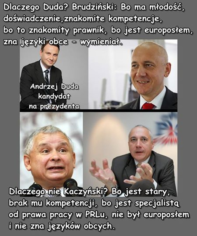 Andrzej Duda jest kandydatem PiS na prezydenta. Joachim Brudziński tłumaczy, dlaczego on, a nie prezes Kaczyński.