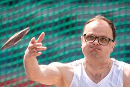 Piotr Kosewicz podczas lekkoatletycznych Mistrzostw Europy w Bydgoszczy