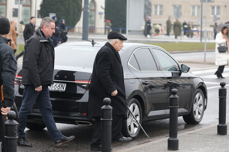 Jarosław Kaczyński z ochroną