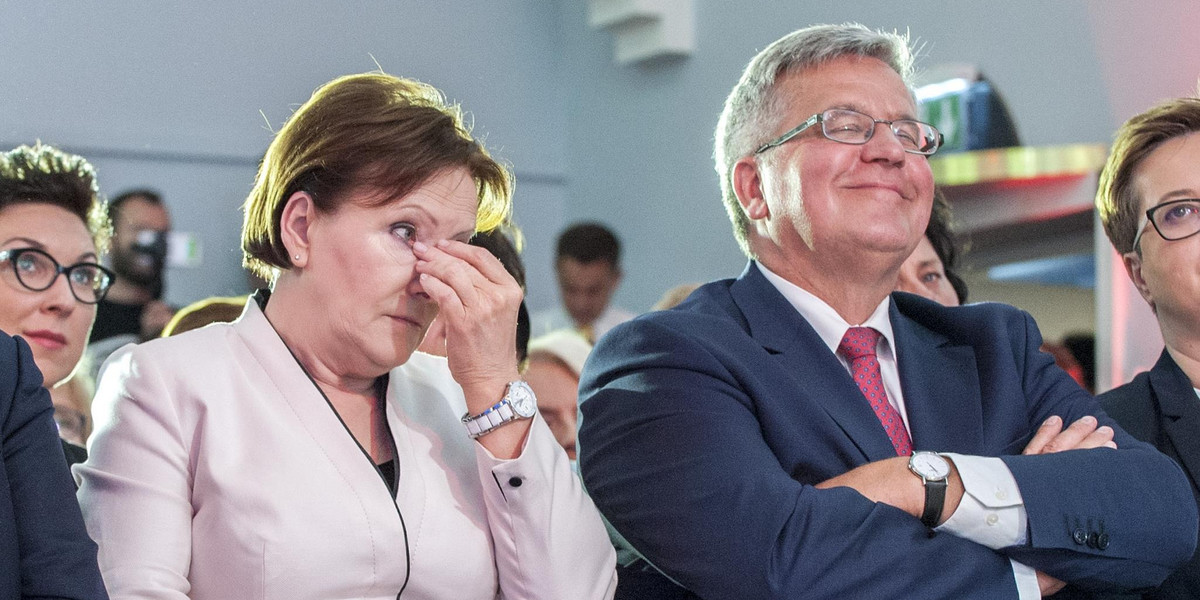 Ewa Kopacz i Bronisław Komorowski