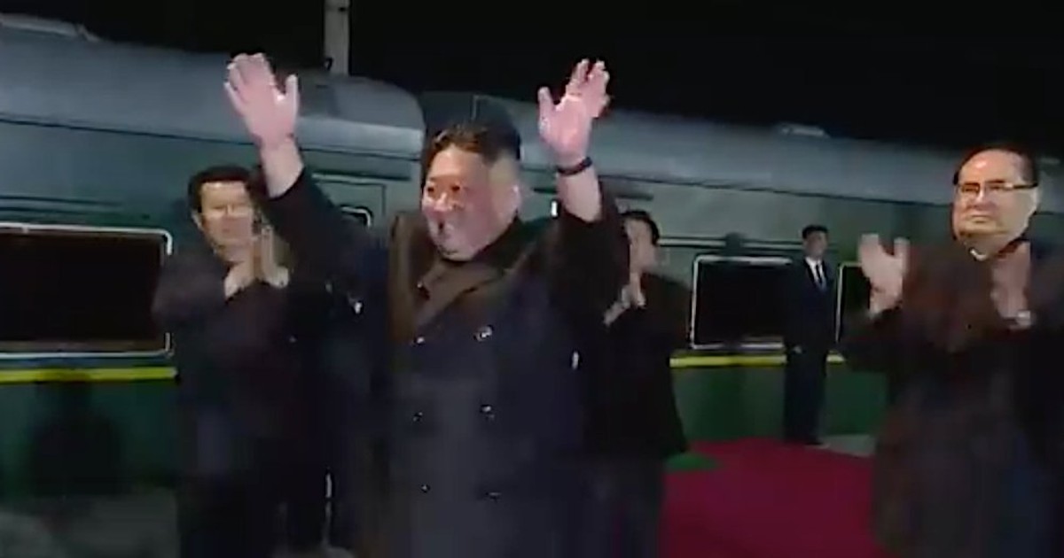 Kim Jong Un rode his bulletproof armored train from North Korea to ...