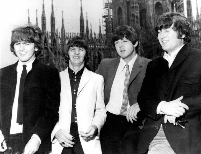 George Harrison, Ringo Starr, Paul McCartney i John Lennon – Londyn lata 60-te