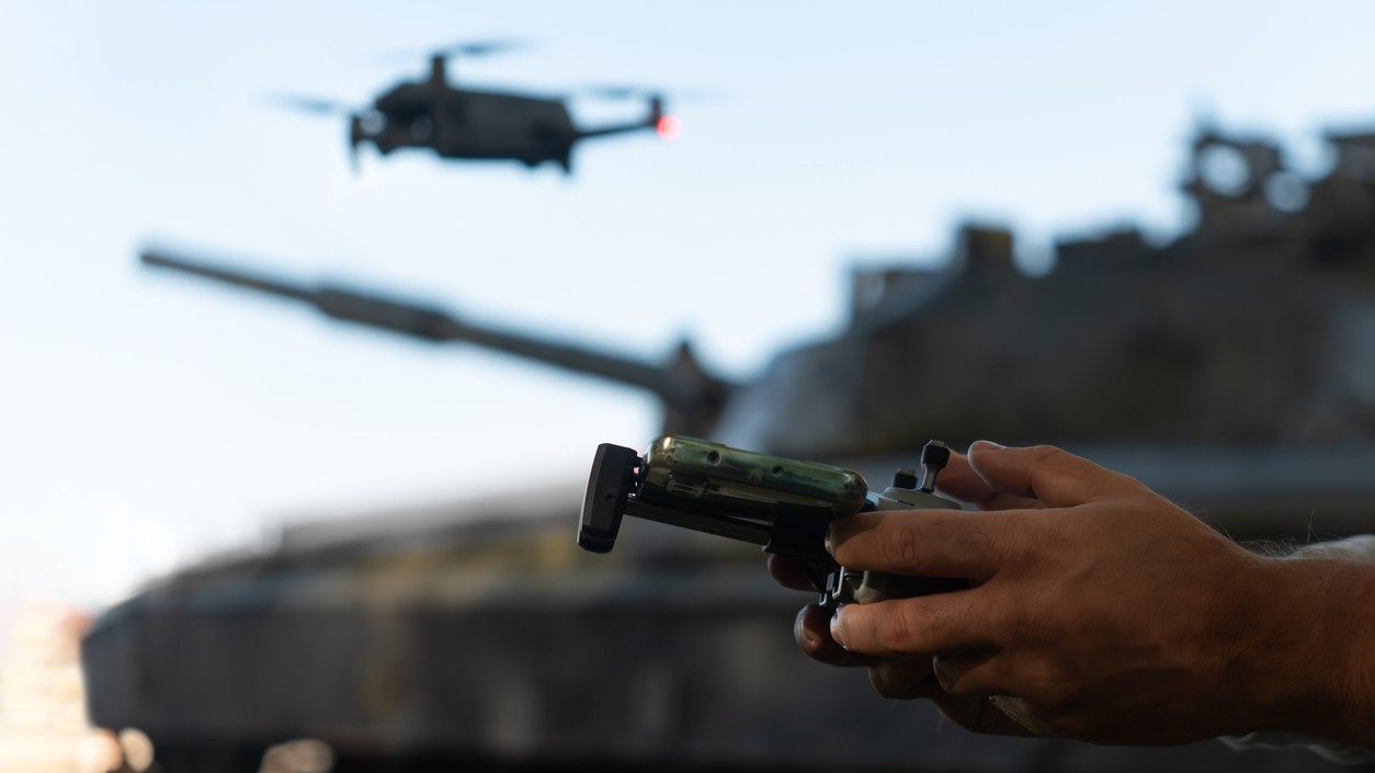 Útok ukrajinských dronov na Rusko