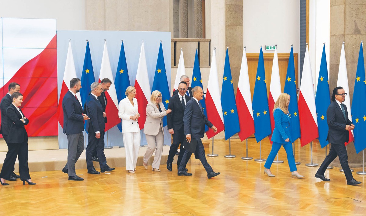 Rząd po oświadczeniu premiera Donalda Tuska w sprawie rekonstrukcji 23 lipca 2025 r.