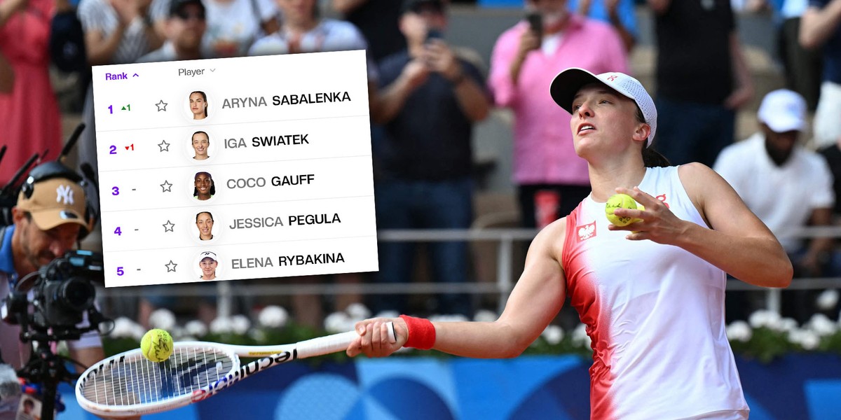 Iga Świątek straciła pozycję liderki WTA.