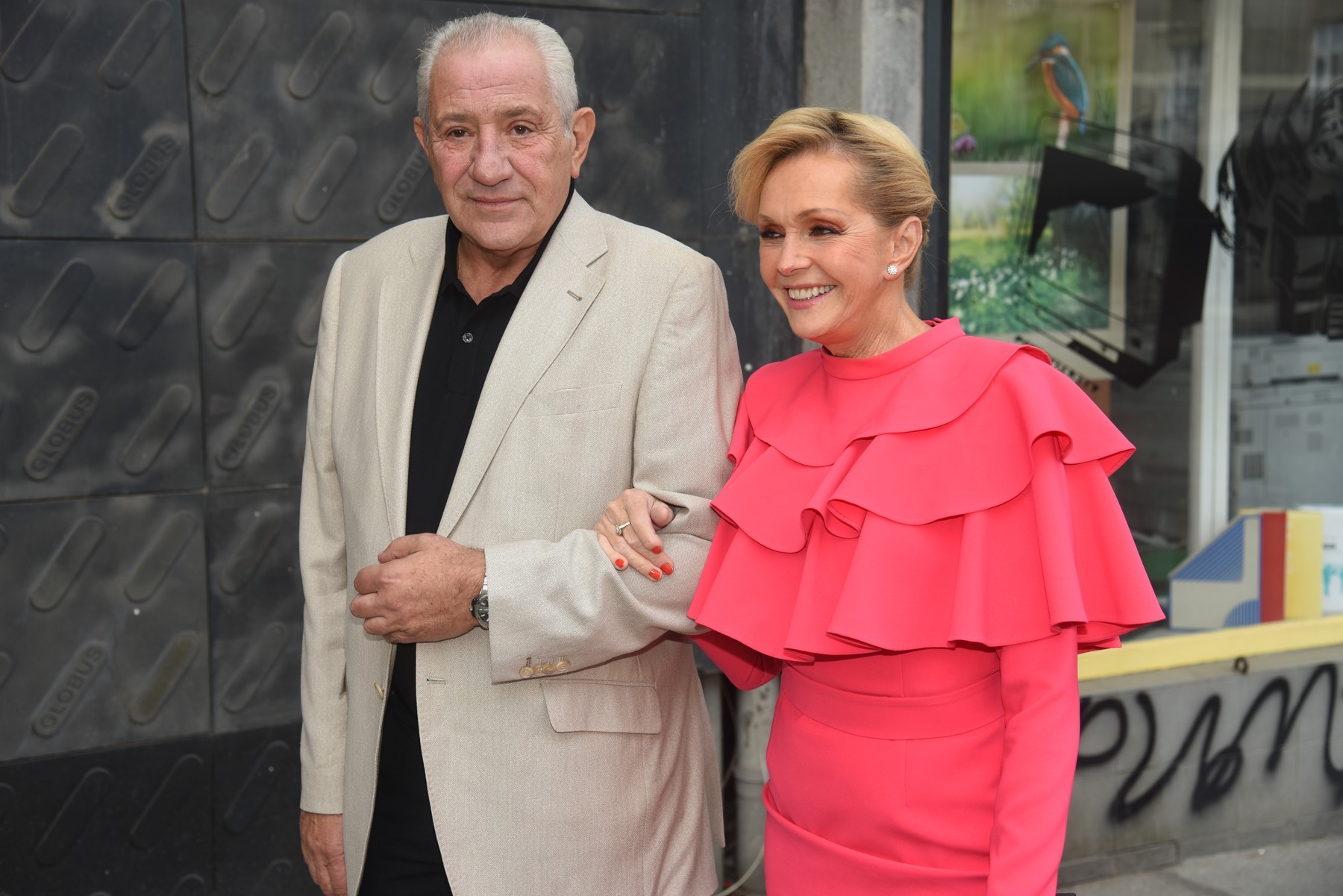 Česká speváčka Helena Vondráčková s manželom Martinom Michalom.