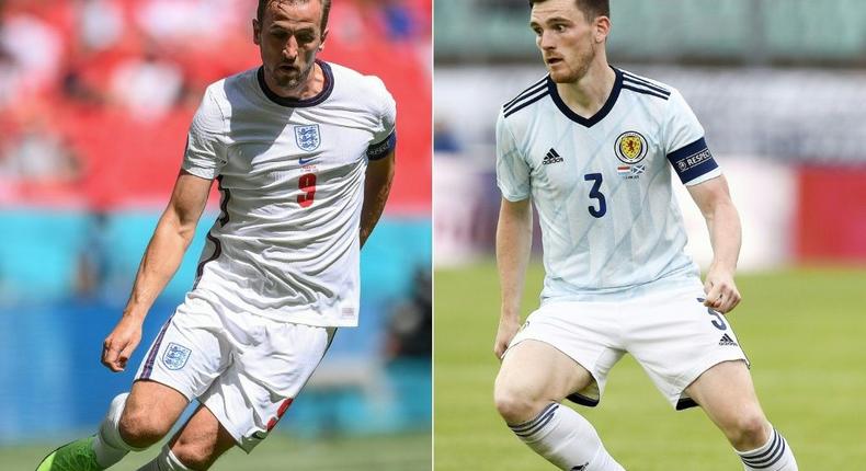 Old enemies: England face Scotland for just the second time at a major tournament on Friday Creator: Laurence Griffiths