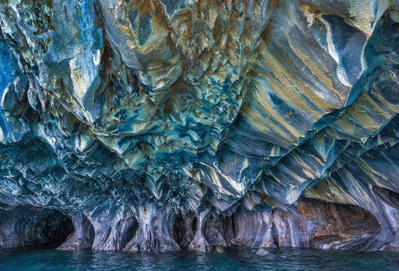 Marmurowe Jaskinie (Cuevas de Mármol) w Chile