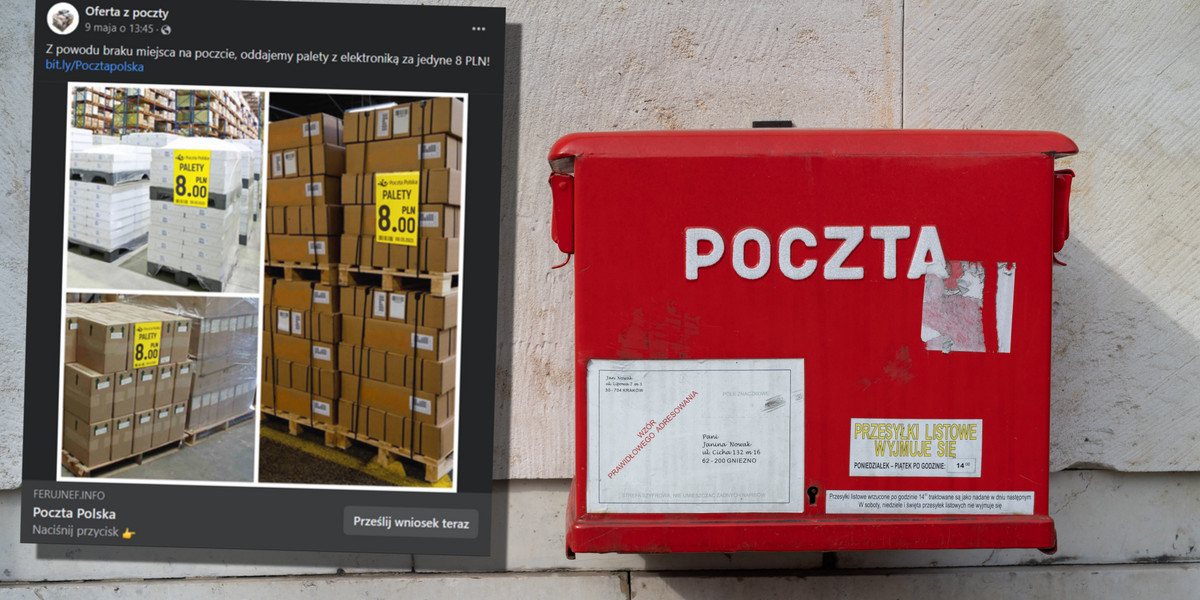 Poczta Polska ostrzega przed fałszywymi ofertami w internecie