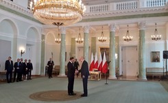 'Trybunał składa się już z 15 sędziów, tak jak przewiduje konstytucja'. Prezydent przyjął ślubowanie od Jędrzejewskiego