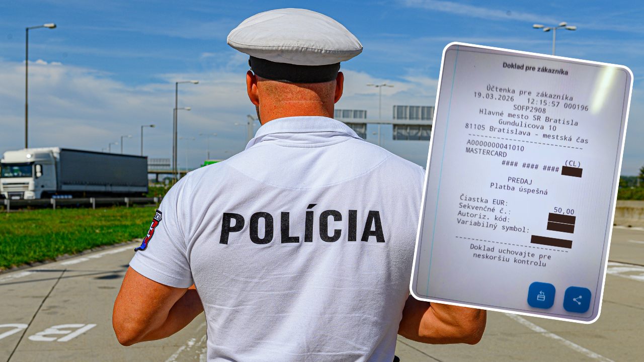 Policajt pána Petra vyzval, aby si potvrdenie o uhradení sankcie odfotil z jeho mobilu.