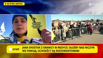 Wojna w Ukrainie. Shostak: To, co się dzieje w Medyce to skandal