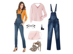 Jeansowe ogrodniczki na kilka wiosennych sposobów. STYLIZACJE