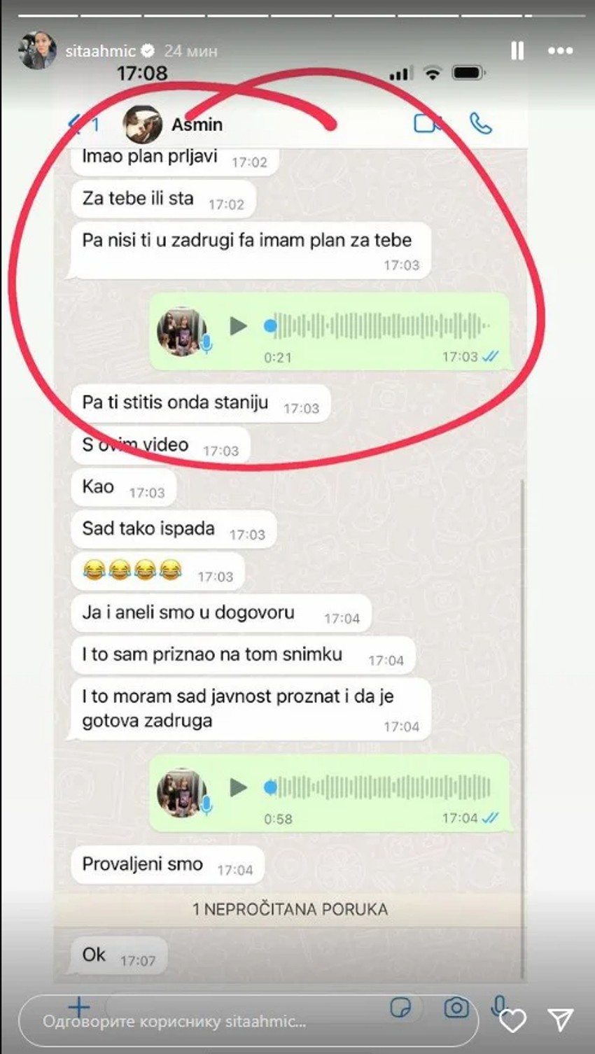 Prepiska Aneli i Asmina