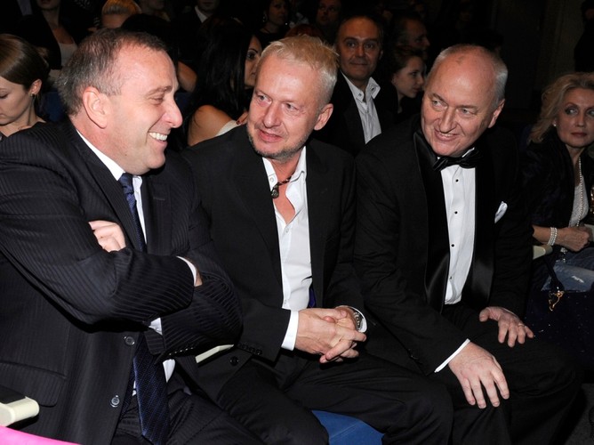 Grzegorz Schetyna, Bogusław Linda i Stanisław Dzierniejko