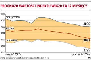 Za rok WIG20 może sięgnąć 3081 pkt