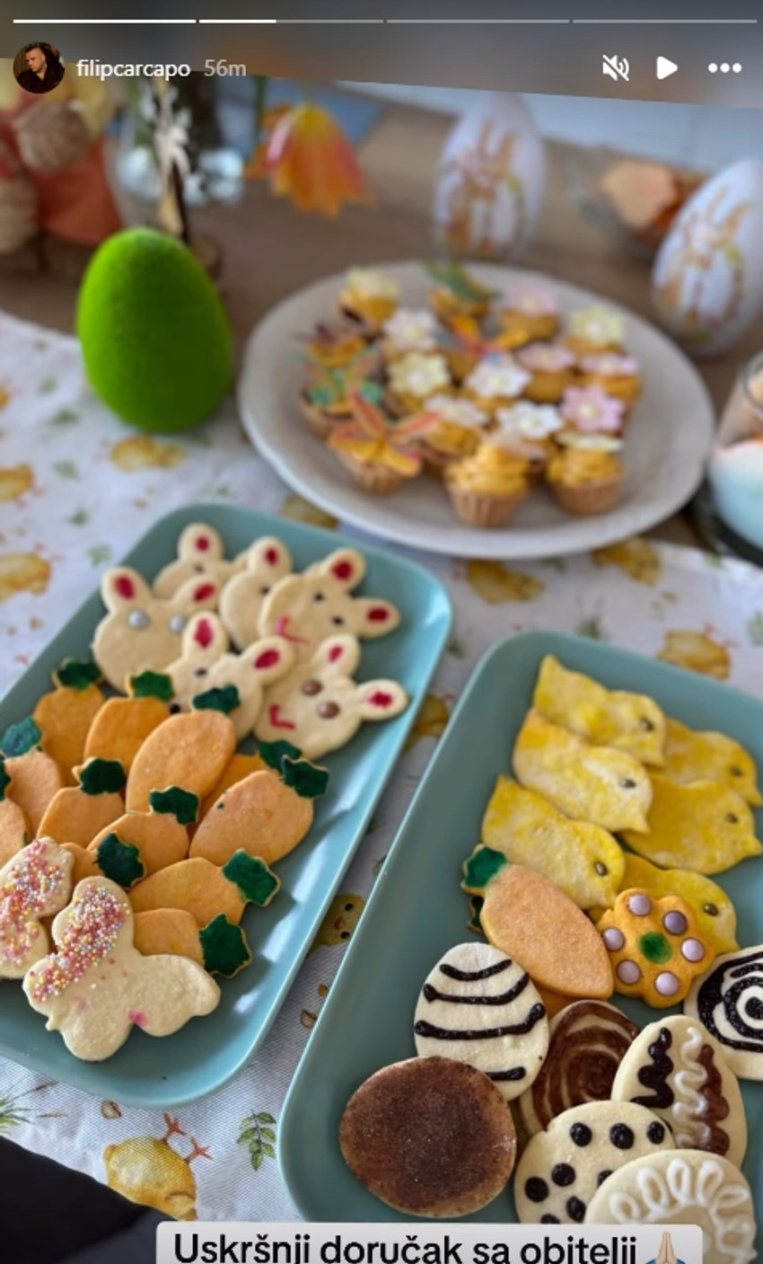 Filip Car za ćerku Leonu spremio uskrs iz najlepše bajke:Zeke, jaja, leptirići,kolači