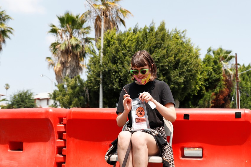 Centar za testiranje na kovid u Los Anđelesu