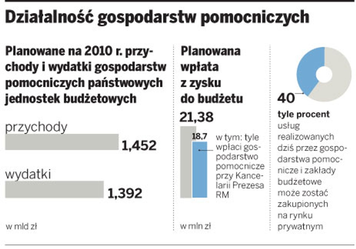 Działalność gospodarstw pomocniczych