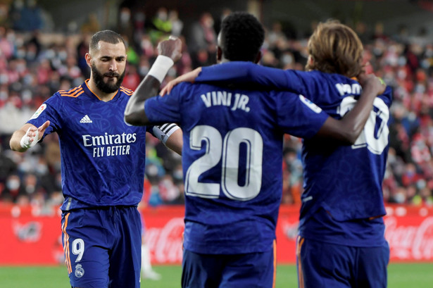 Vinicius Jr, Karim Benzema i Luka Modric