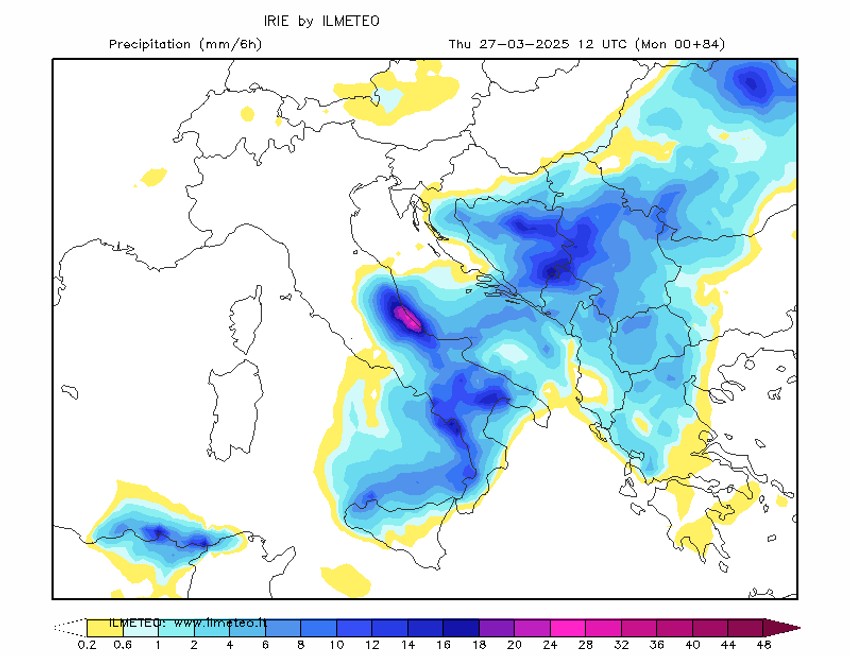 Četvrtak će biti još jedan kišni dan u Srbiji