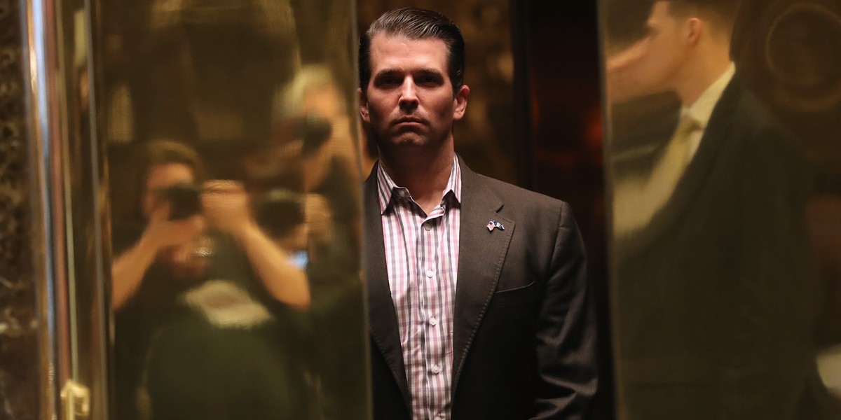 Donald Trump Junior jest najstarszym synem prezydenta USA 