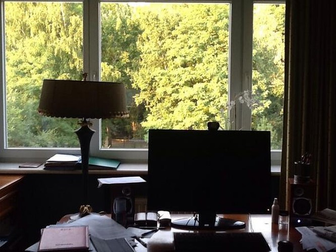 Widok z okna Leszka Millera