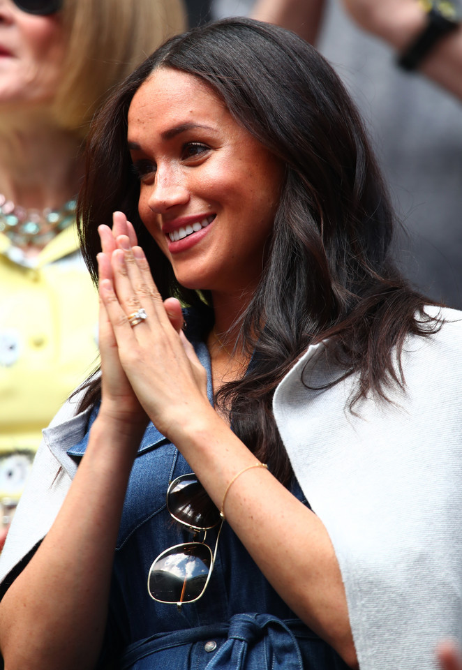 Meghan Markle na meczu Sereny Williams w Nowym Jorku