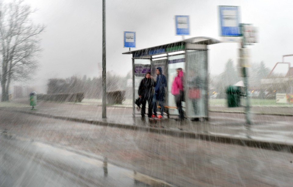 SZCZECIN POGODA ŚNIEG (śnieg)