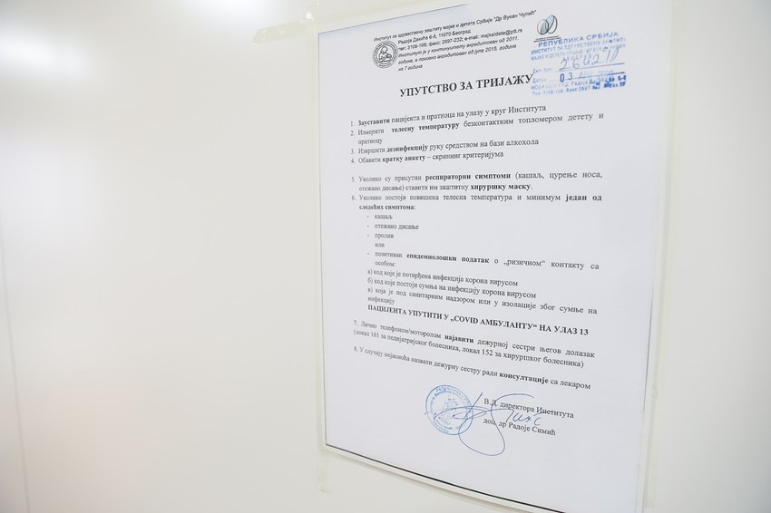 Uputstvo za trijažu