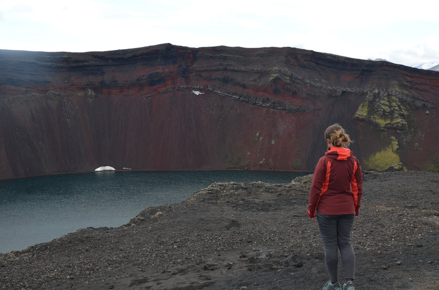 Jezioro Ljótipollur, Islandia.