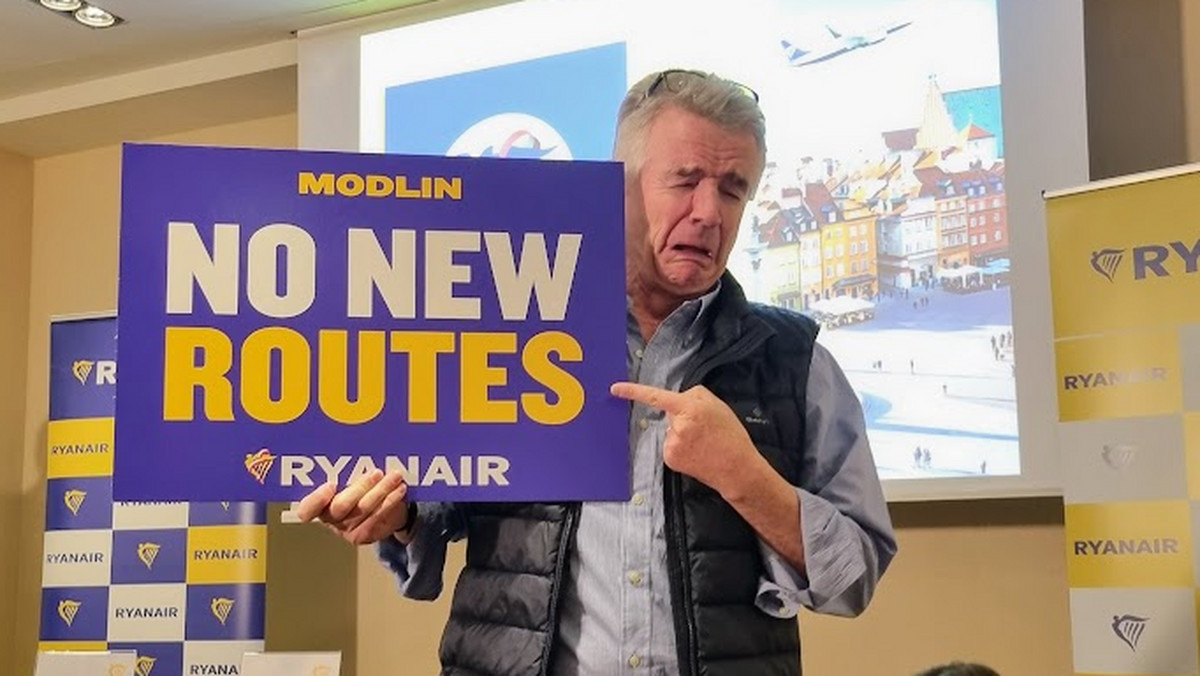 Ryanair tnie trasy z Modlina. "Zmusiło nas złe zarządzanie"