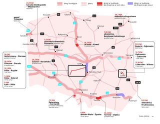 Polska w budowie: Do końca roku powstanie ponad 300 kilometrów nowych dróg