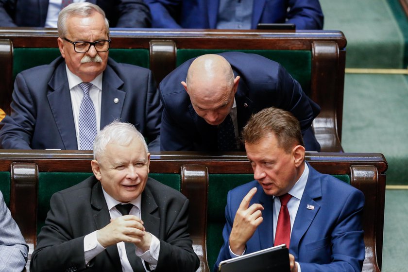 Jarosław Kaczyński i Mariusz Błaszczak