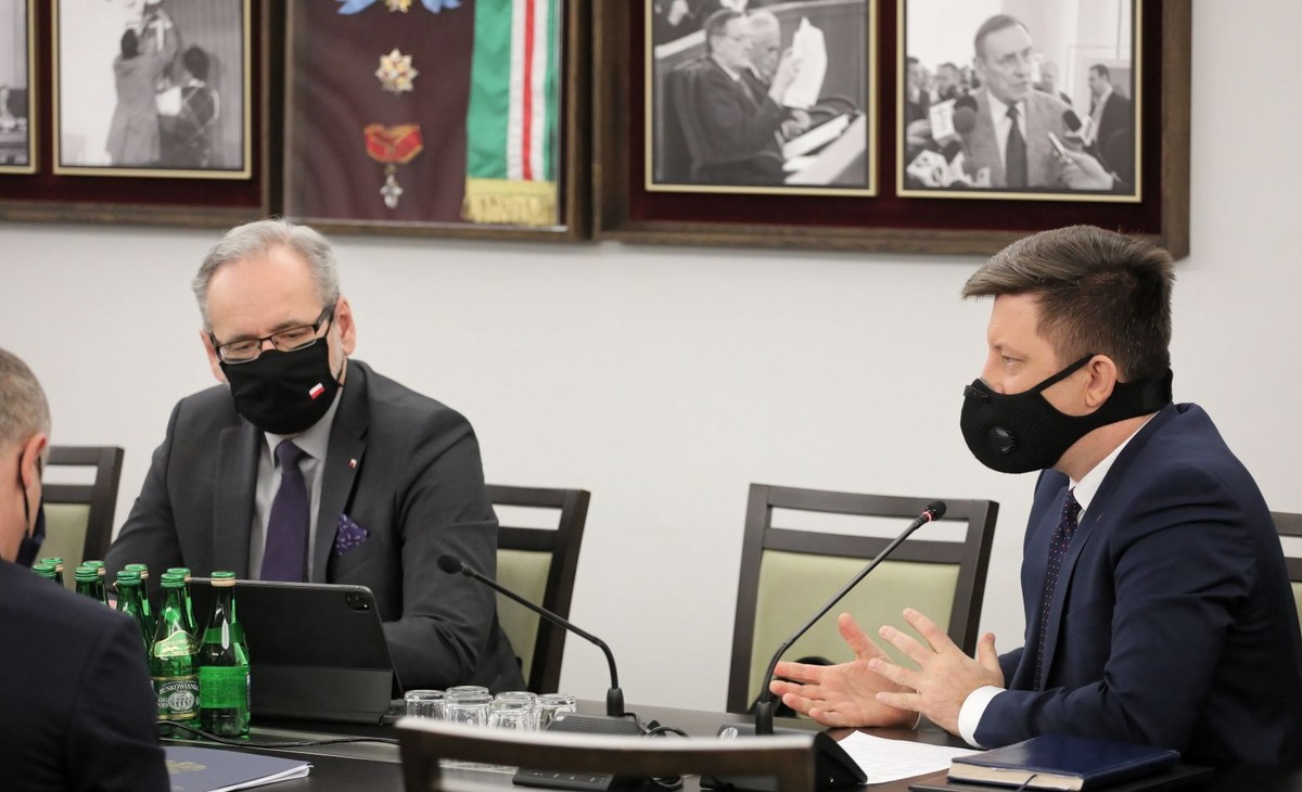 Michał Dworczyk i Adam Niedzielski