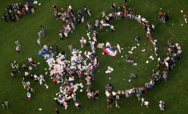 GERMANY-POPE-WYD-AERIAL