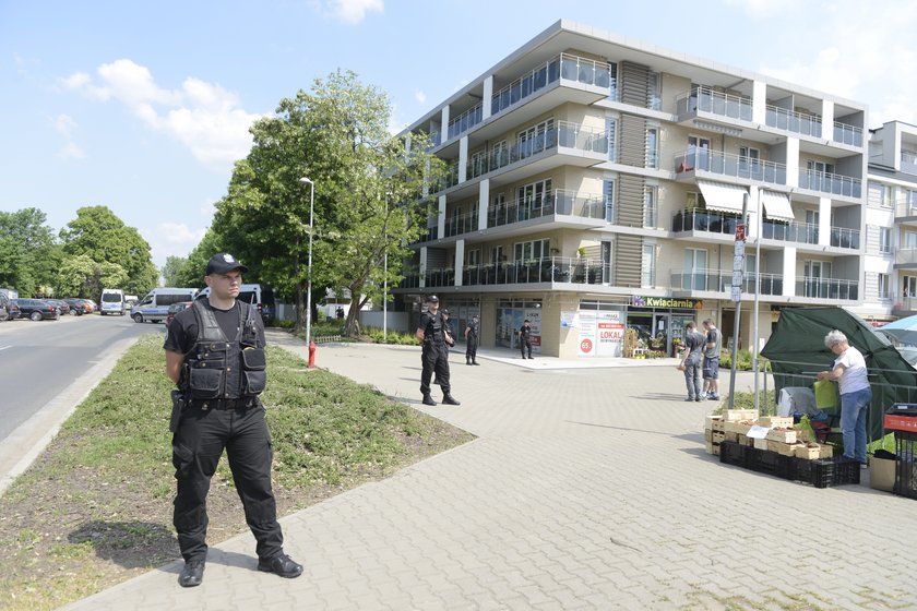 Bomber w rękach policji. Zatrzymano go w mieszkaniu przy ul. Klimasa