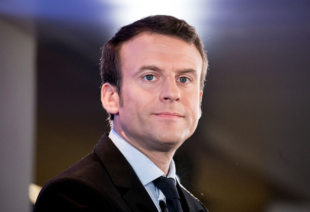 Emmanuel Macron. Wystąpienie w głównej siedzibie pratii En Marche! w Paryżu, 10.04.2017