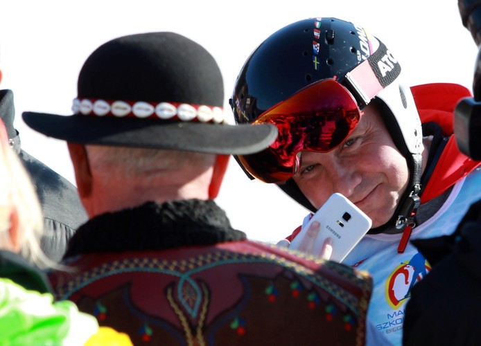 Andrzej Duda z góralami